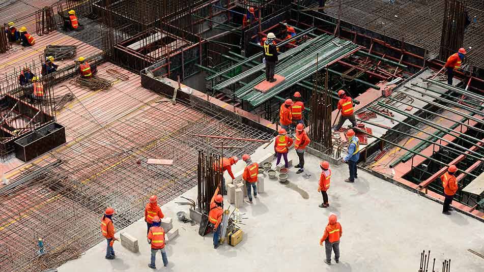 Automation can help make sure materials are available at the right place and time, reducing waste on construction sites. 